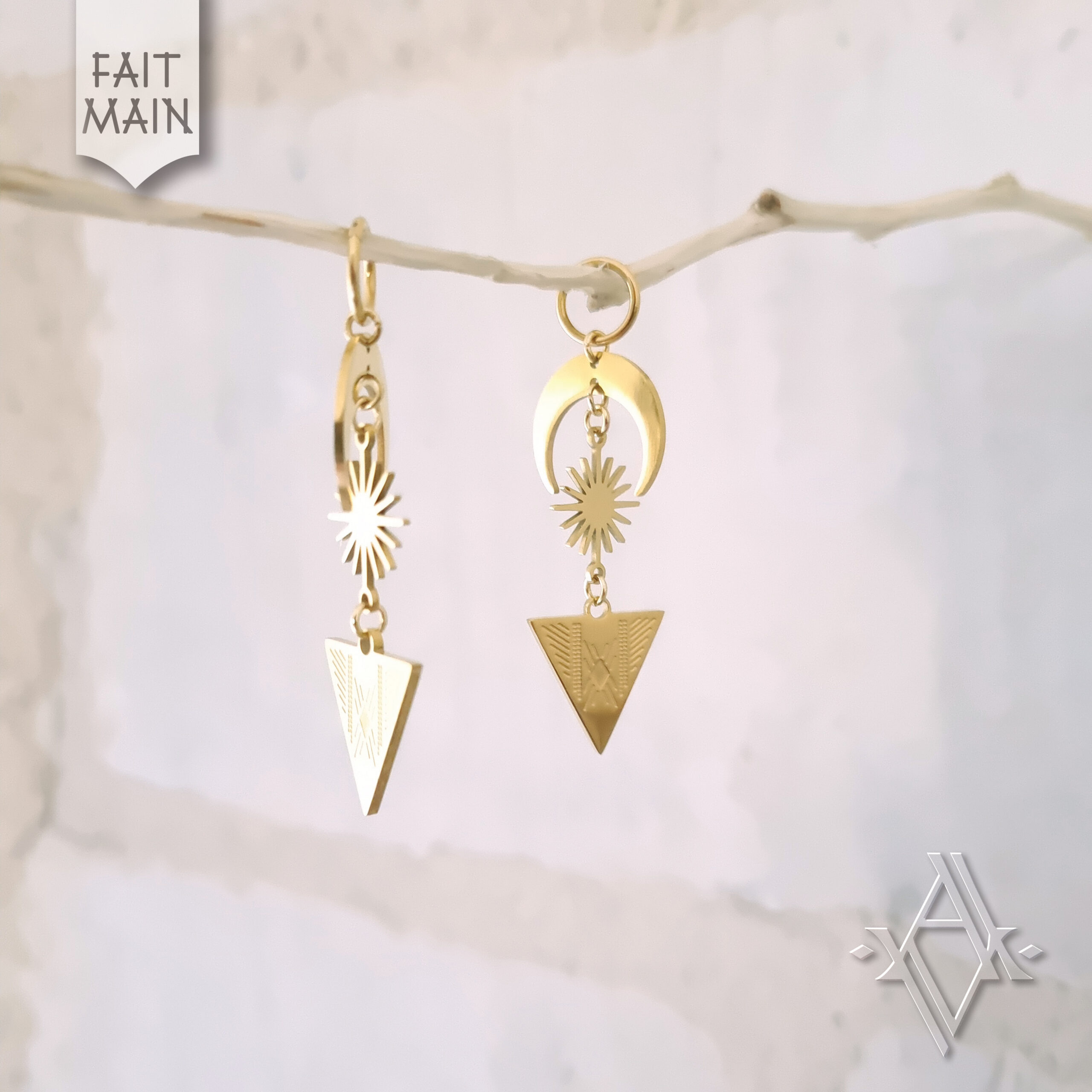 Boucle d'oreille Hecate Artefact de Vala