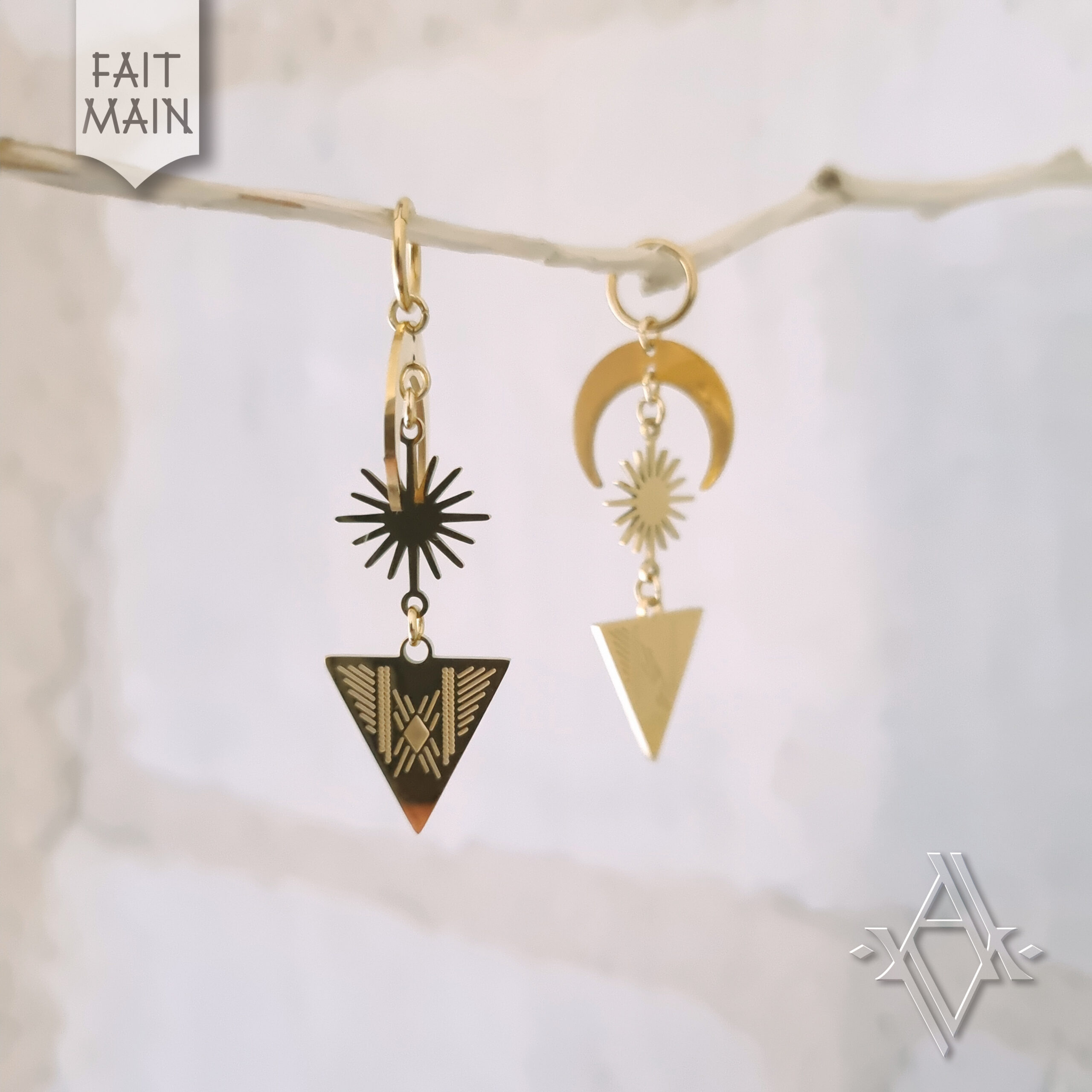 Boucle d'oreille Hecate Artefact de Vala