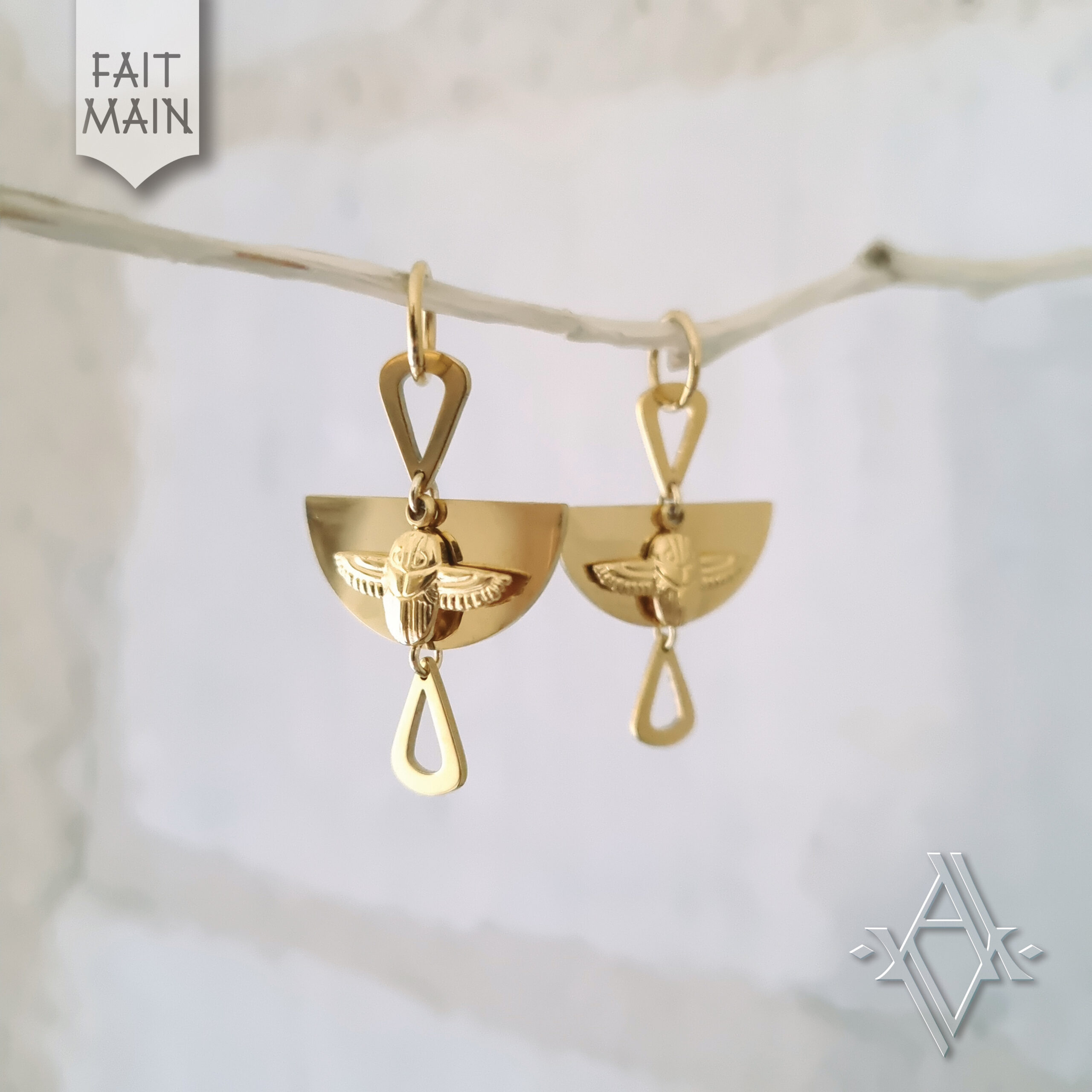 Boucle d'oreille Sablis Artefact de Vala