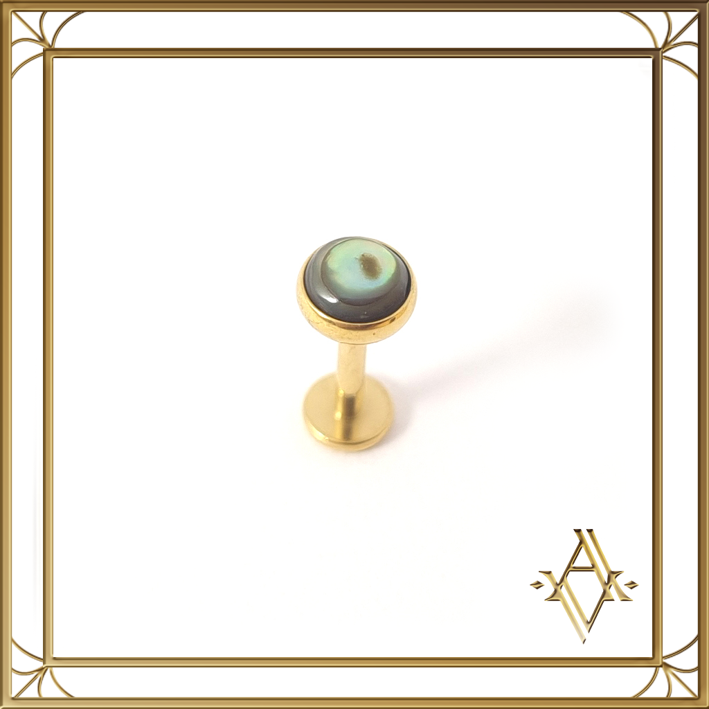 Puce d'oreille titane Atecocolli Artefact de Vala