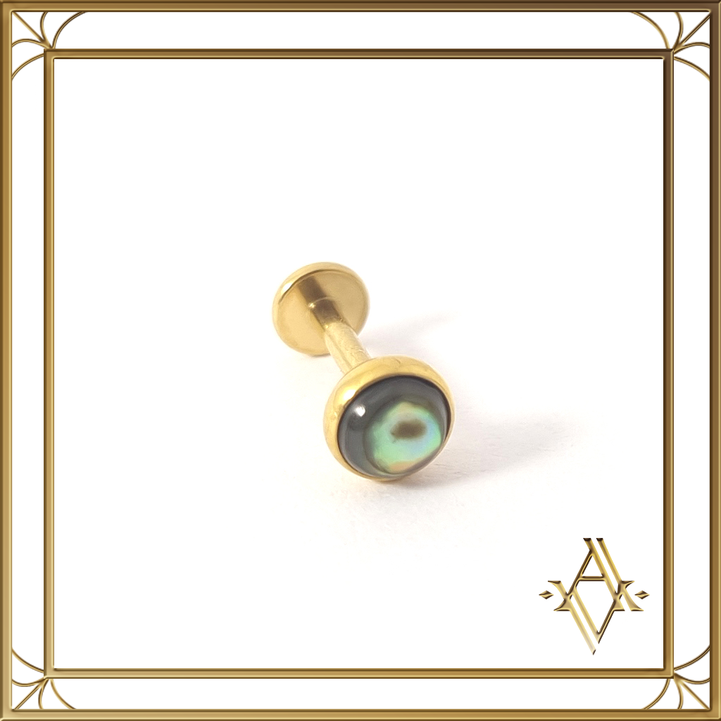 Puce d'oreille titane Atecocolli Artefact de Vala