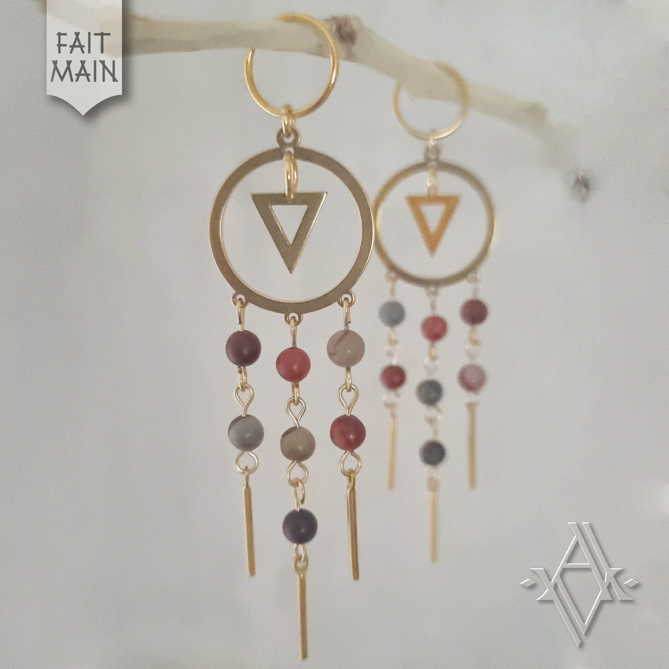 Boucle d'oreille amérindien artefact de Vala