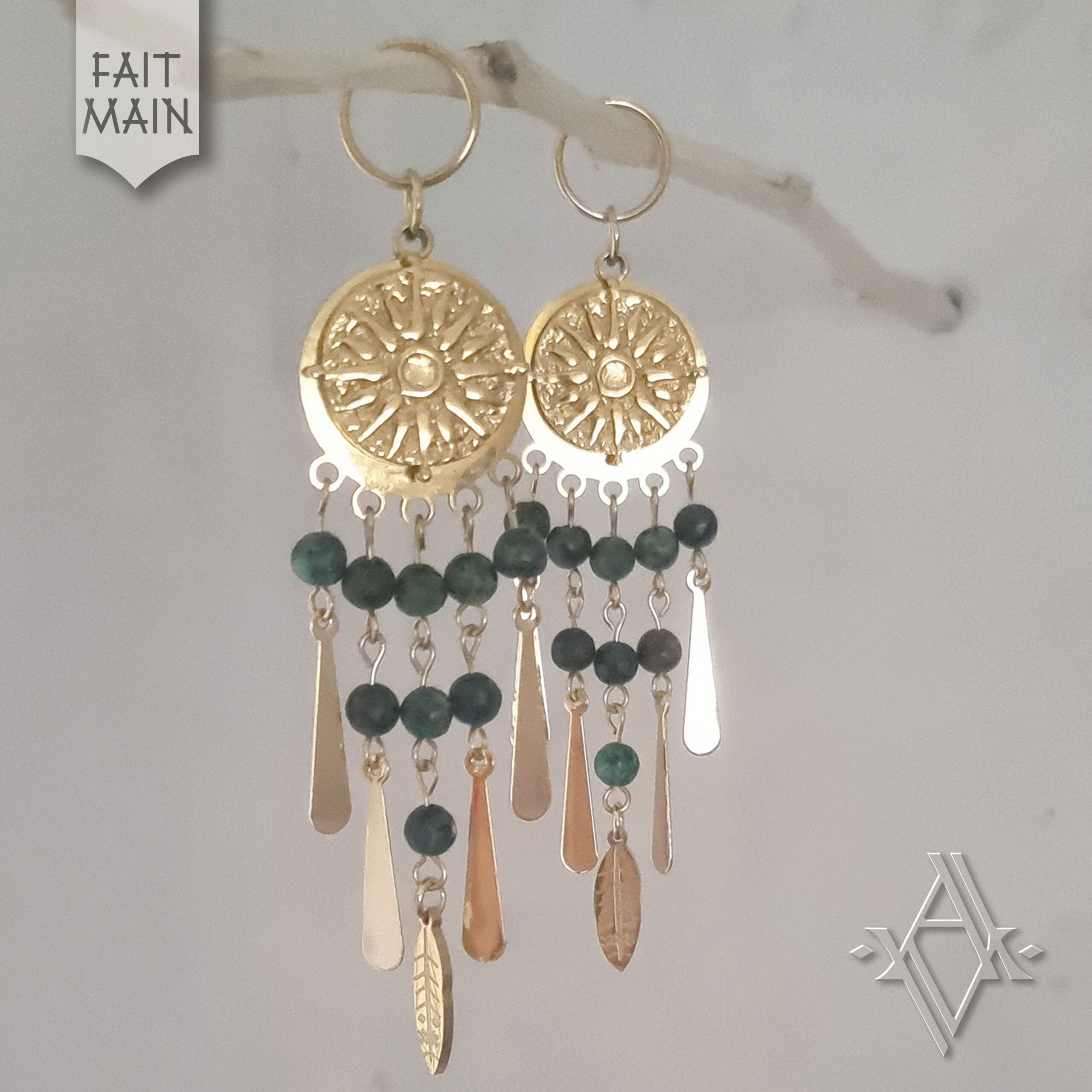 Boucle d'oreille Matoaka Artefact de Vala