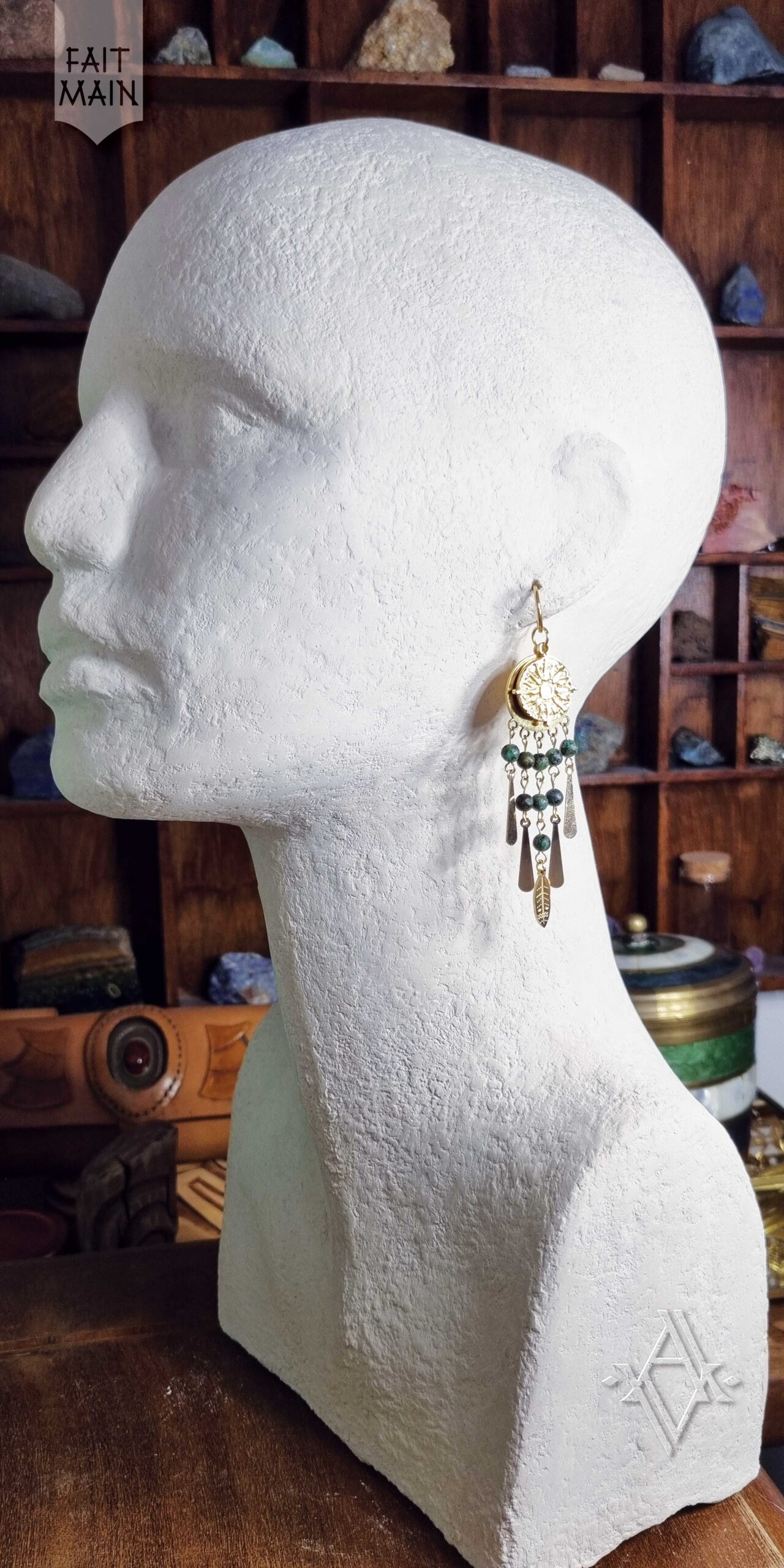 Boucles d'oreilles Matoaka Artefact de Vala