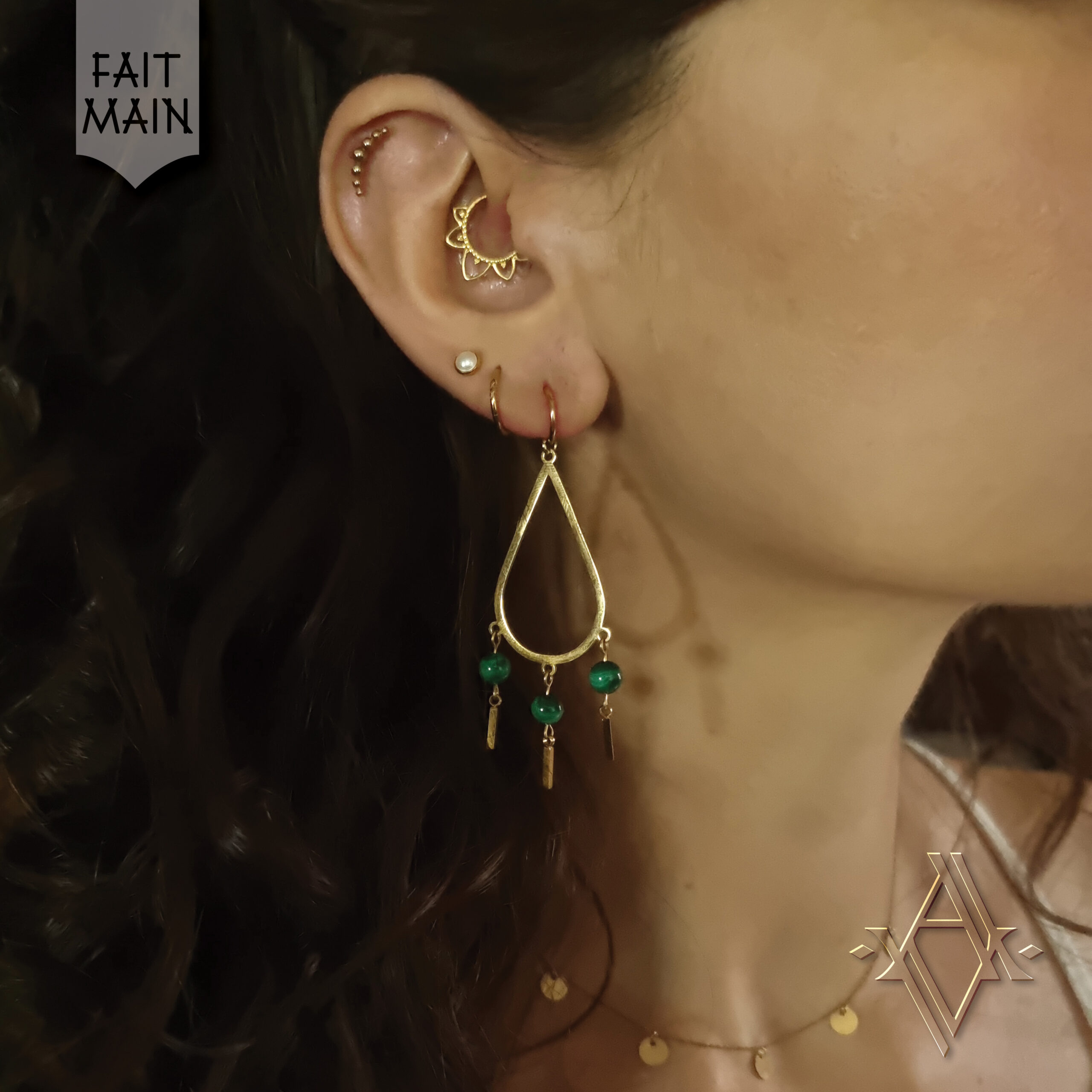 Boucle d'oreille Amazone Artefact de Vala