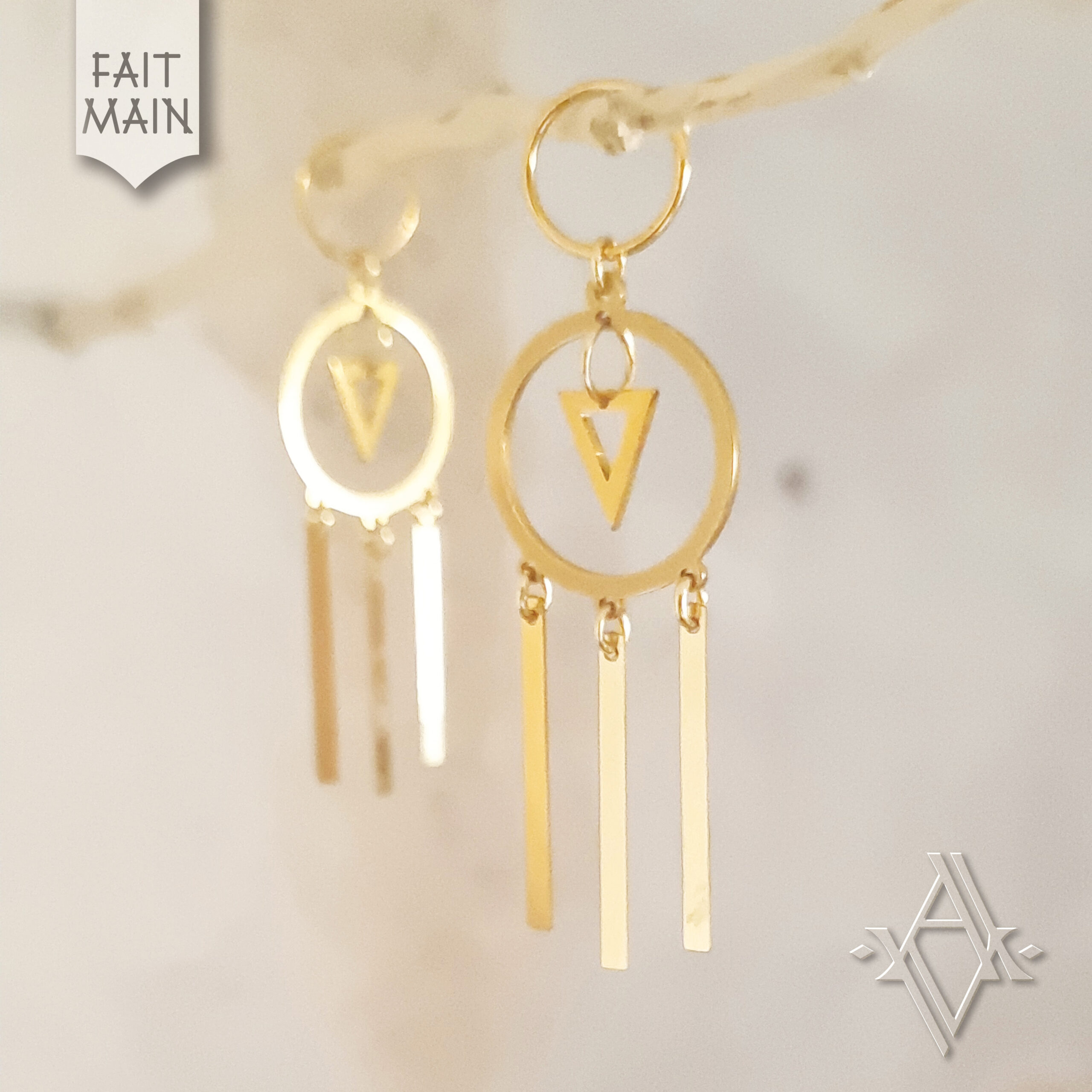 Boucles d'oreilles Totem Artefact de Vala