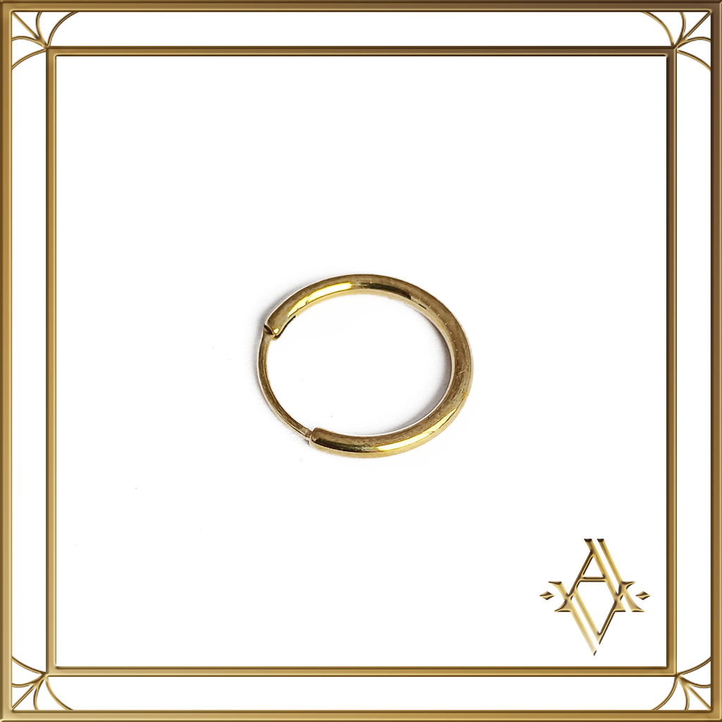 Anneau titane doré le Créole Artefact de Vala