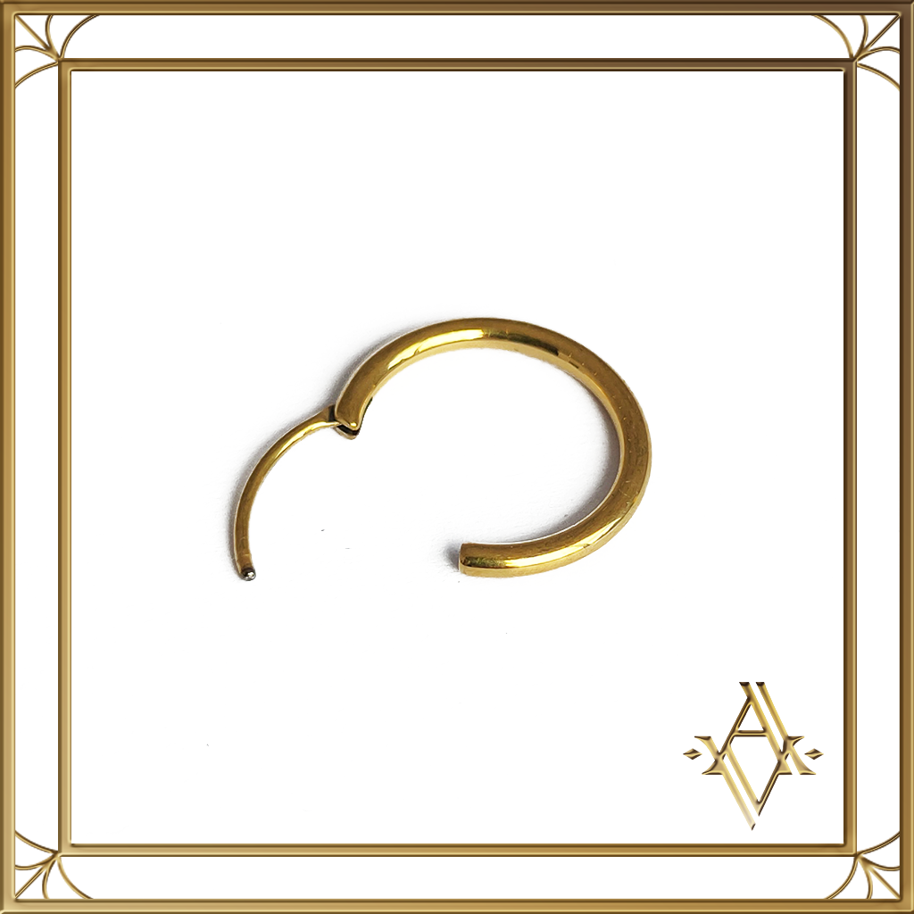 Anneau titane doré le Créole Artefact de Vala