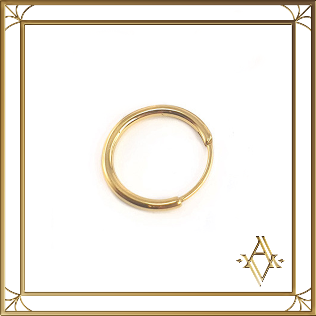 Anneau titane doré le Créole Artefact de Vala