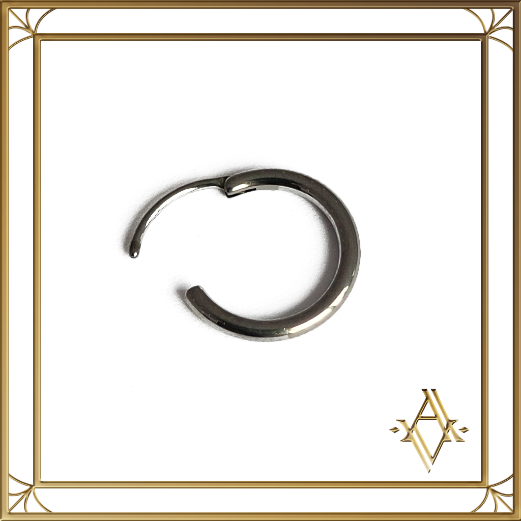 Anneau titane argenté le Créole Artefact de Vala