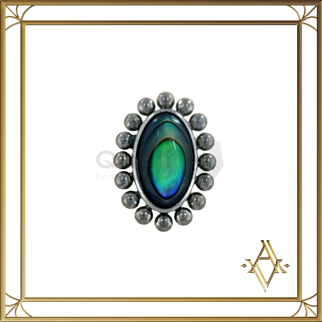 Mystical nacre abalone titane Artefact de Vala