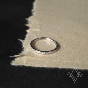 Bague argent 925 X réglable artefact de vala