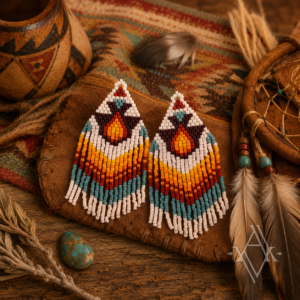 Solstice boucles d'oreilles artefact de vala
