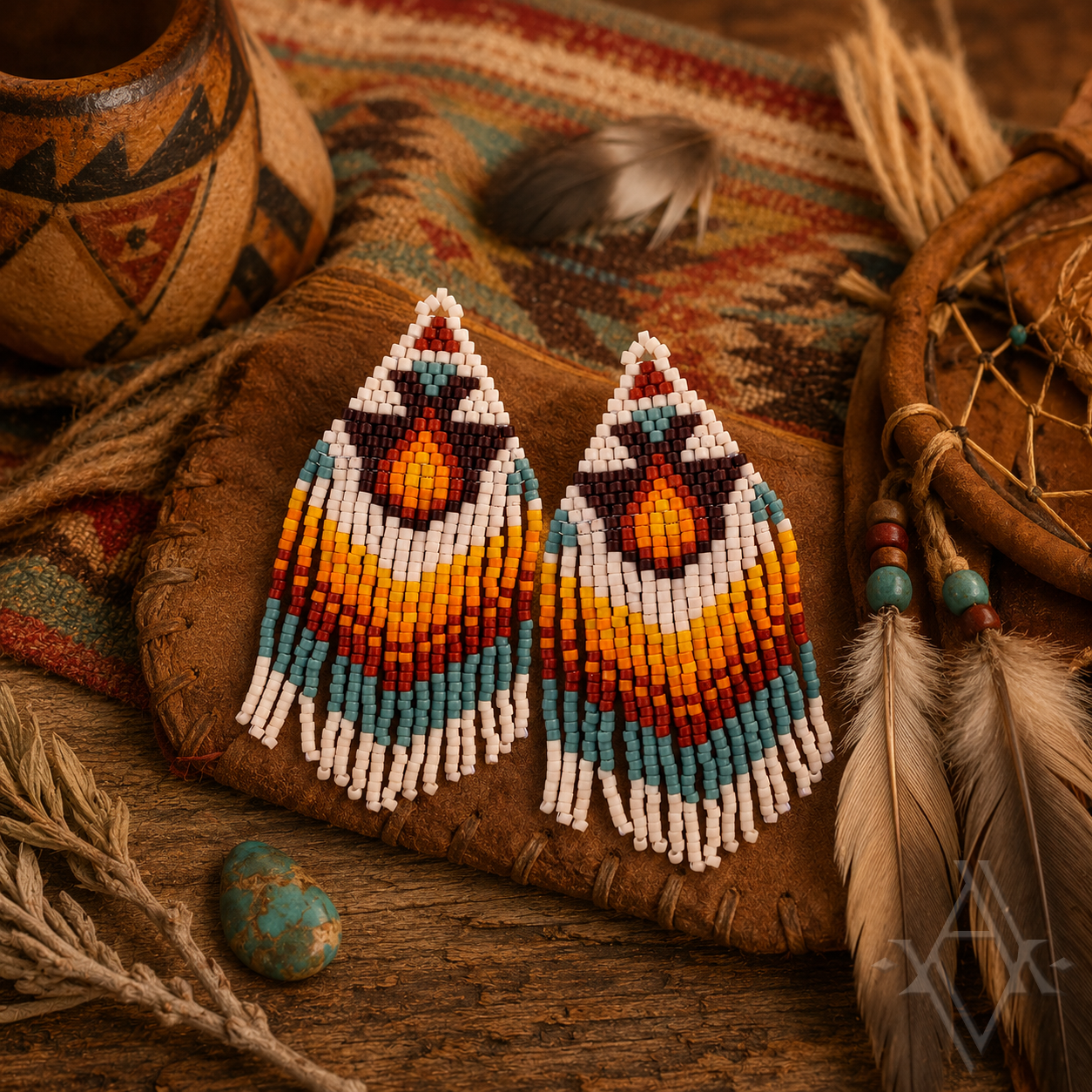 Solstice boucles d'oreilles artefact de vala
